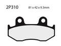 NISSI BRAKE PADS 2P-310NS SINTER METAL