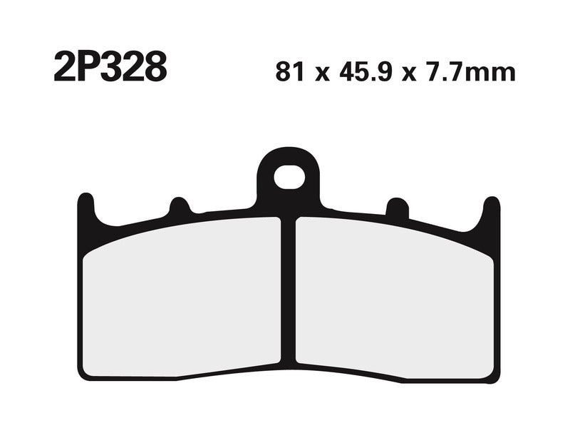 NISSI BRAKE PADS 2P-328ST SINTER METAL