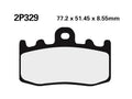 NISSI BRAKE PADS 2P-329ST SINTER METAL