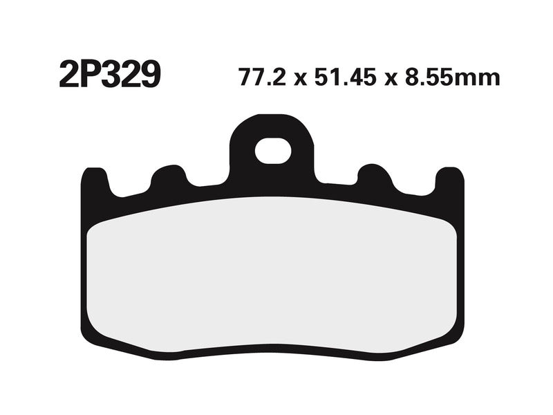 NISSI BRAKE PADS 2P-329ST SINTER METAL