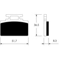 VPART BRAKE SHOE H1040