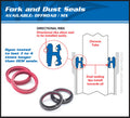 ALLBA FORK OIL SEAL 30X42X11