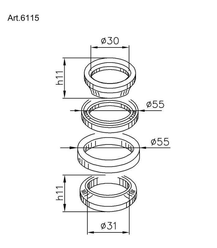 BUZTI STEERING SERVICE KIT