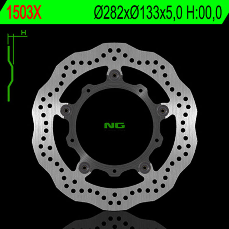 NG BRAKE DISC WAVE 1503X