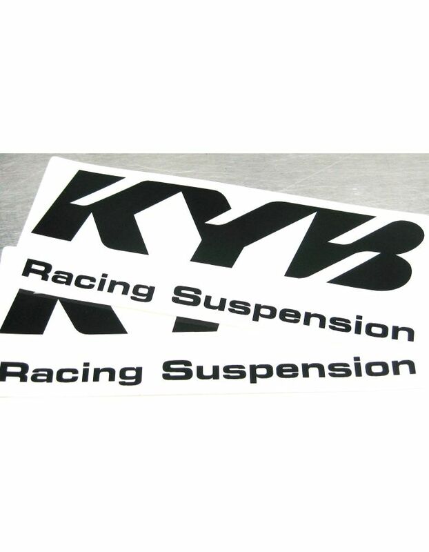 KYB STICKER FORK WHITE