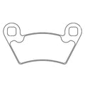 CLBRA BRAKE PADS 1230ATV1 SINTER METAL
