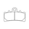 CLBRA BRAKE PADS 1233XBK5 SINTER METAL