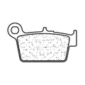 CLBRA BRAKE PADS 1244RX3 SINTER METAL