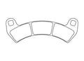 CLBRA BRAKE PADS 1247ATV1 SINTER METAL