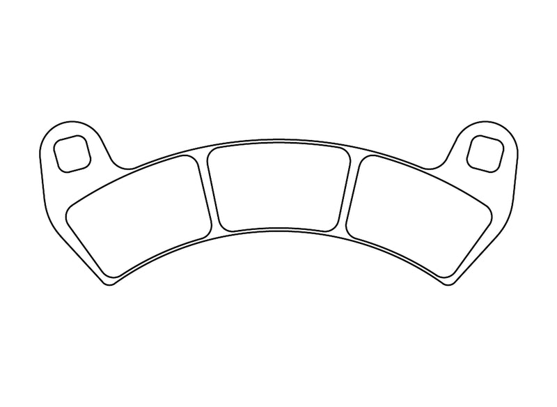 CLBRA BRAKE PADS 1247ATV1 SINTER METAL