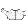 CLBRA BRAKE PADS 1250RX3 SINTER METAL
