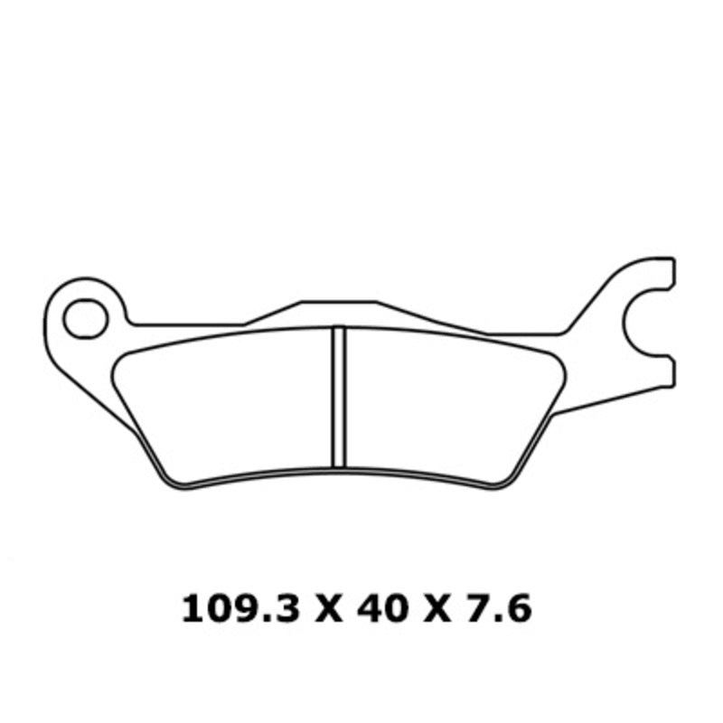 CLBRA BRAKE PADS 1258A3+ SINTER METAL
