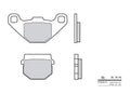 BREMB BRAKE PADS 07026CC CARBON CERAMIC