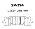 NISSI BRAKE PADS 2P-374ST SINTER METAL