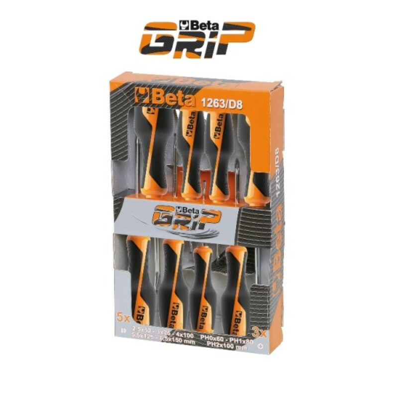 BETA SCREWDRIVER SET 10 1260-1262