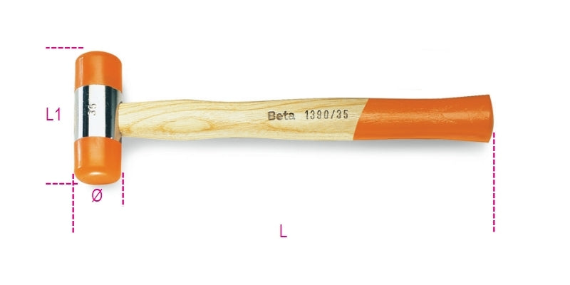 BETA SOFT HAMM SIZE 35 WOODEN SHAFTS