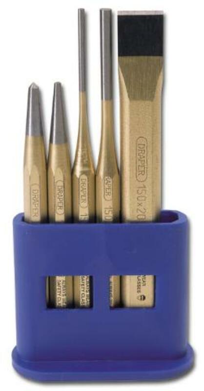 DRAPR SET OF CHISEL/PUNCH SET DRAPER