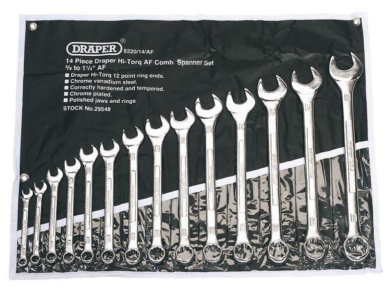 DRAPR SET OF 14PCS COMBINATION SPANNER
