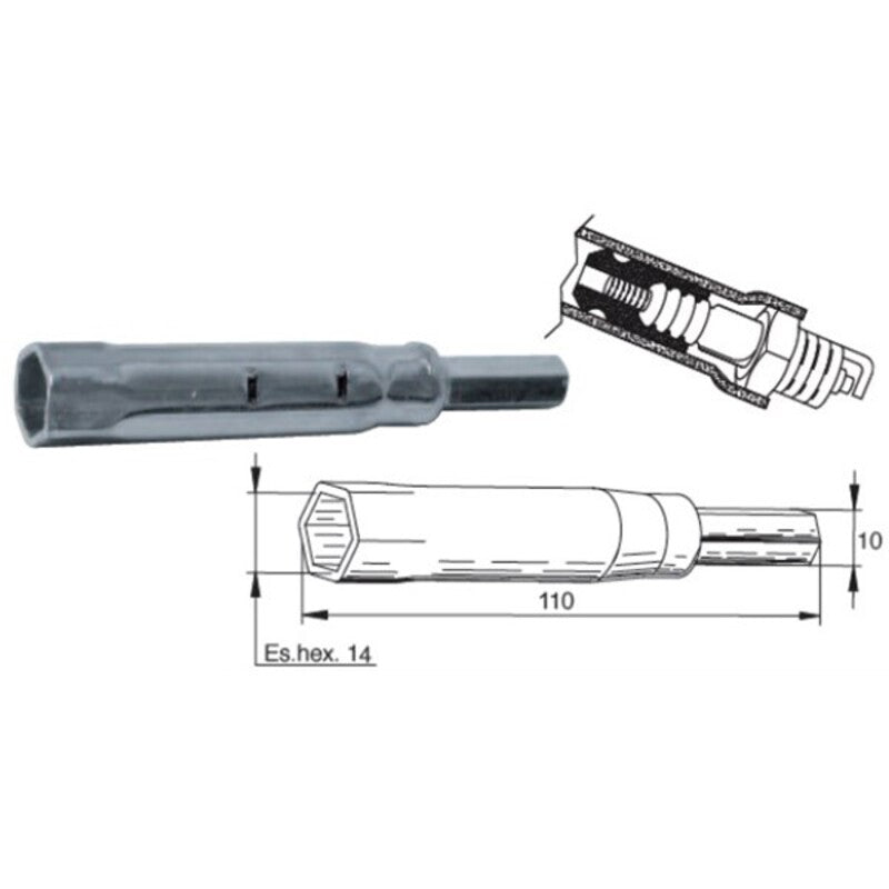 BUZTI WRENCH FOR SPARK PLUGS