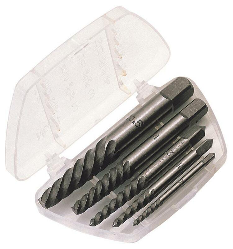 DRAPR SET OF SCREW EXTRACTOR 5PC