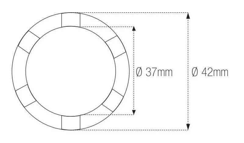 MOPRO SLOT SOCKET Ø37/42MM YAMAHA