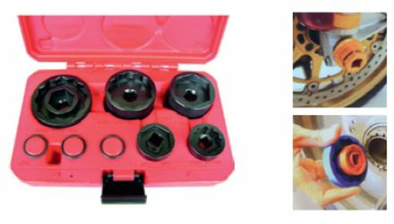 JMP SET OF 5 SOCKET WHEEL AXLE NUT