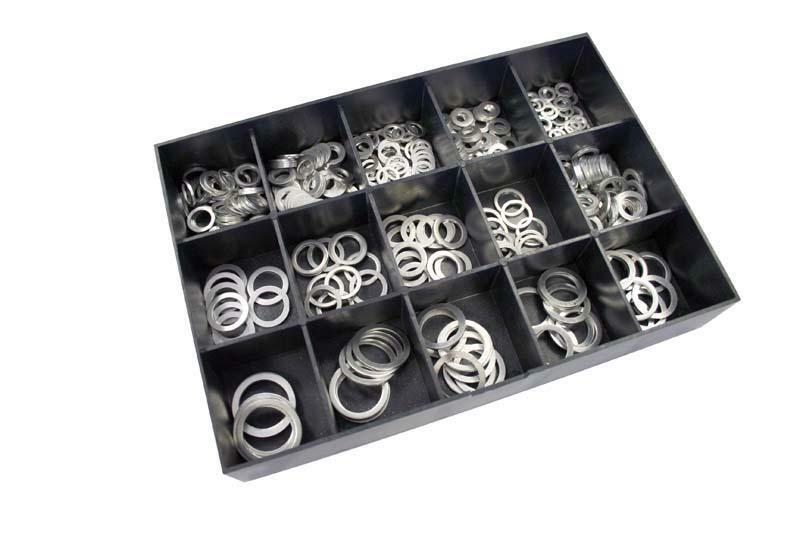 BIHR WASHERS ALU SET 400PCS
