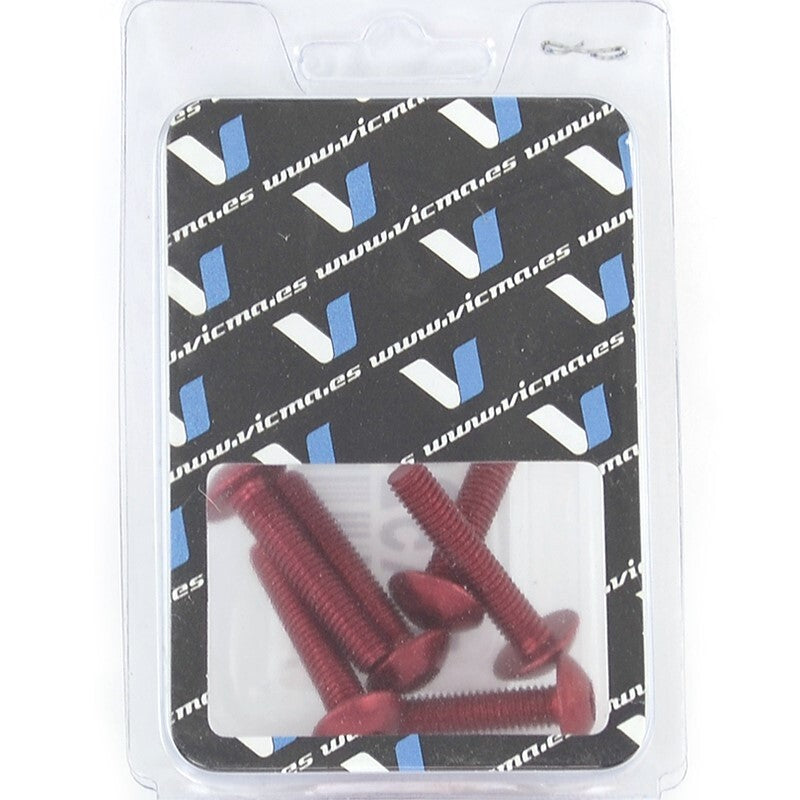 VPART KIT SCREW 6 ALLEN M5X25 RED