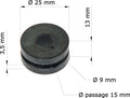 TOURM GROMMETS OEM: 19051-KA3-710