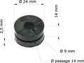 TOURM GROMMETS OEM: 19051-KRN-000