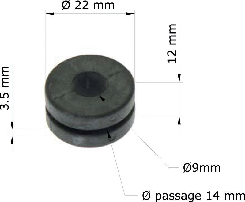 TOURM GROMMETS OEM: 17245-107-010