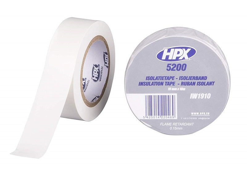 HPX DUCT TAPE 19MM X 10M WHITE