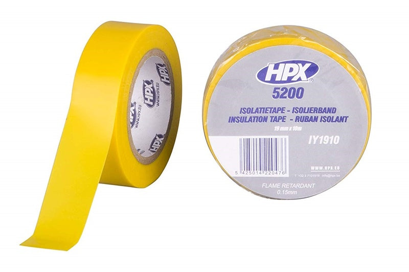 HPX DUCT TAPE 19MM X 10M YELLOW
