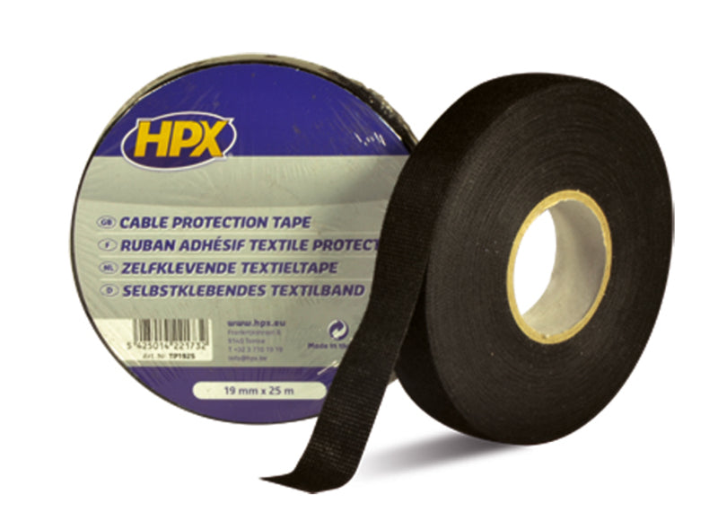 HPX DUCT TAPE 19MM X 25M BLACK