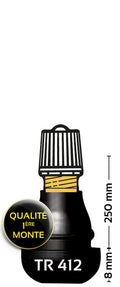 BIHR TIRE VALVE L:25MM / PREMIUM QUALITY