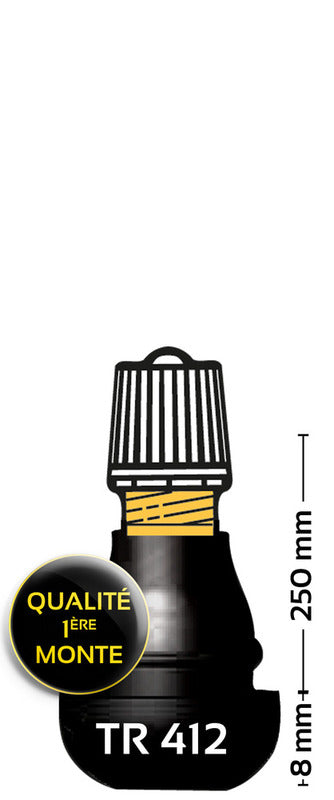 BIHR TIRE VALVE L:25MM / PREMIUM QUALITY