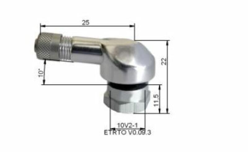 BIHR ANGLE VALVE L:25MM H:22MM Ø11,5MM