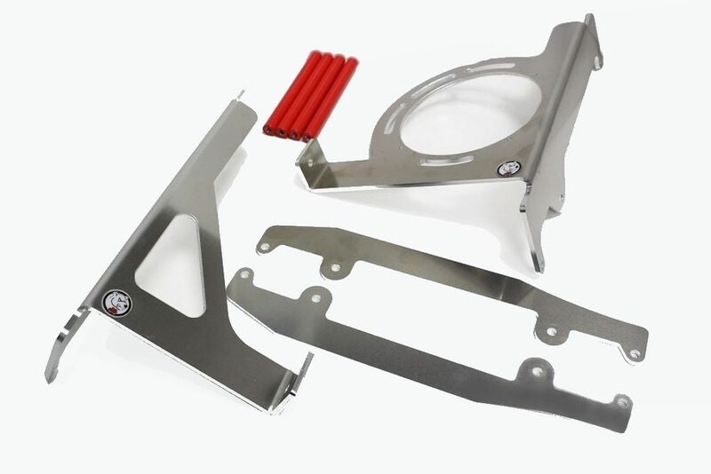 AXP RADIATOR BRACES RED