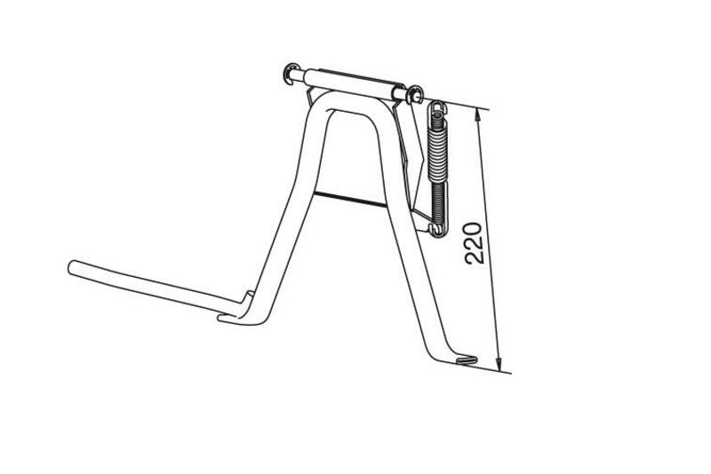 BUZTI BIKE STAND CENTRE STAND BLACK