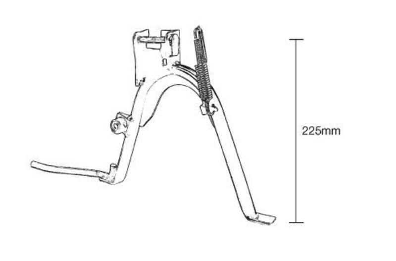BUZTI BIKE STAND CENTRE STAND BLACK