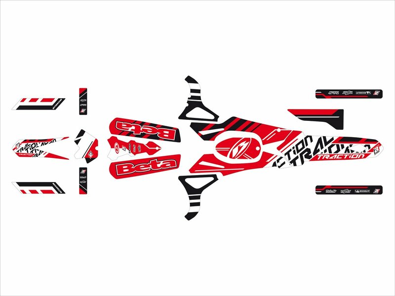 BBIRD DECALS KIT TRIAL TRACTION