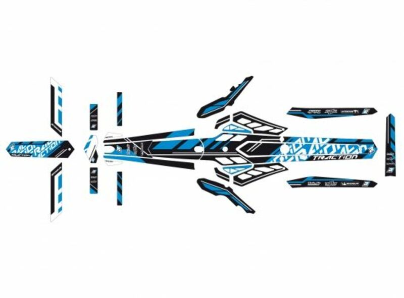 BBIRD DECALS KIT TRIAL TRACTION