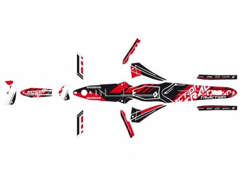 BBIRD DECALS KIT TRIAL TRACTION