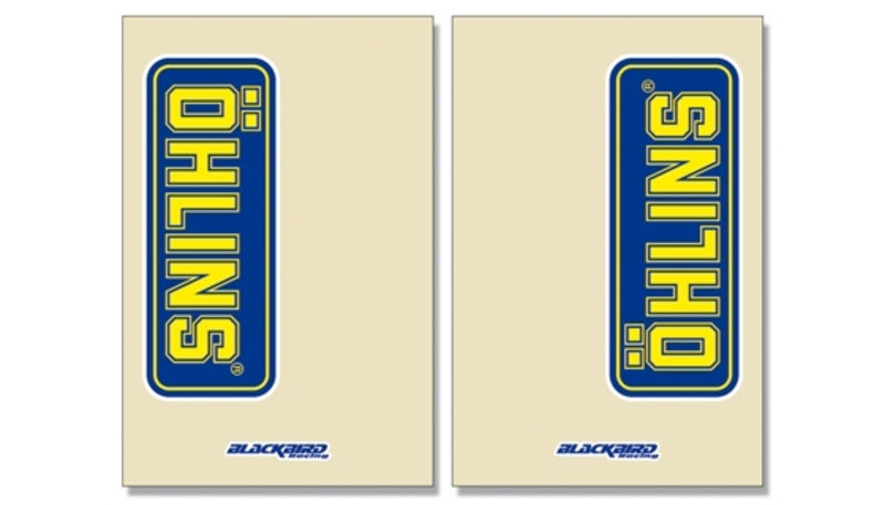 BBIRD DECALS KIT FORK OHLINS CLEAR