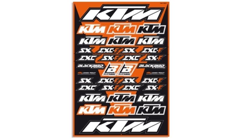 BBIRD STICKERS SHEET KTM