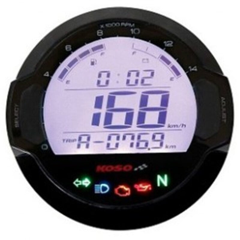 KOSO COUNTER MULTI D64 DL-03S BLACK