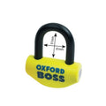 OXFOR DISC LOCKS BOSS 12.7MM YELLOW