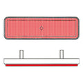 VPART REFLECTOR 96x27MM RED