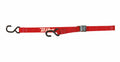 VECTOR STRAPS 2,5CM HOOK 9/9MM, RED