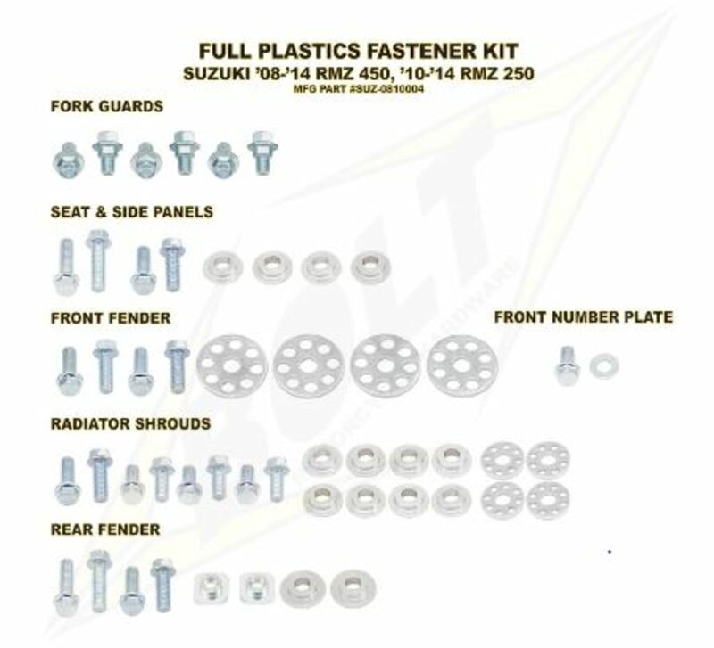 BOLT BOLT KIT 08-13 RMZ450